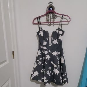 Flower mini dress